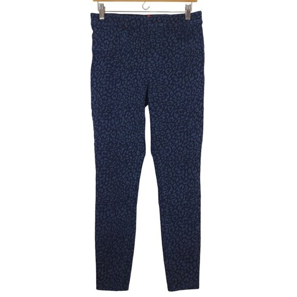 SPANX Jean-ish Leopard Print Jegging Womens‎ M Blue Stretch Pull On Slimming - Picture 3 of 8